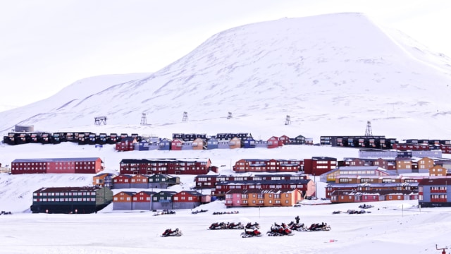 Kota Longyearbyen, Norwegia Foto: Shutter stock