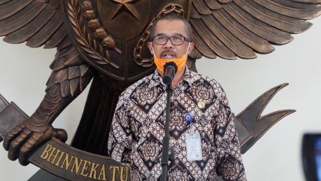Wakil Sekretaris Gugus Tugas Penanganan COVID-19 Daerah Istimewa Yogyakarta (DIY), Biwara Yuswantana.
 Foto: Arfiansyah Panji Purnandaru/kumparan