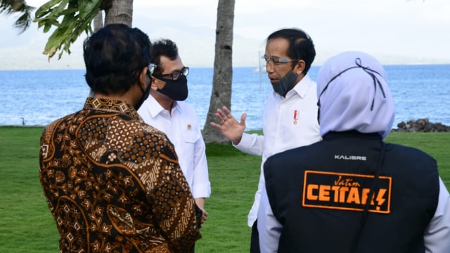 Jokowi di Banyuwangi-New Normal