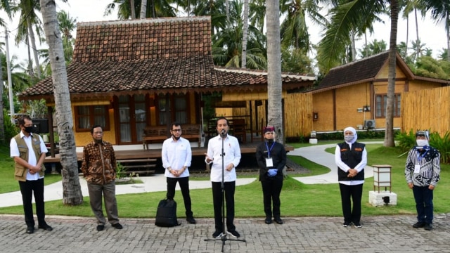Jokowi di Banyuwangi-New Normal