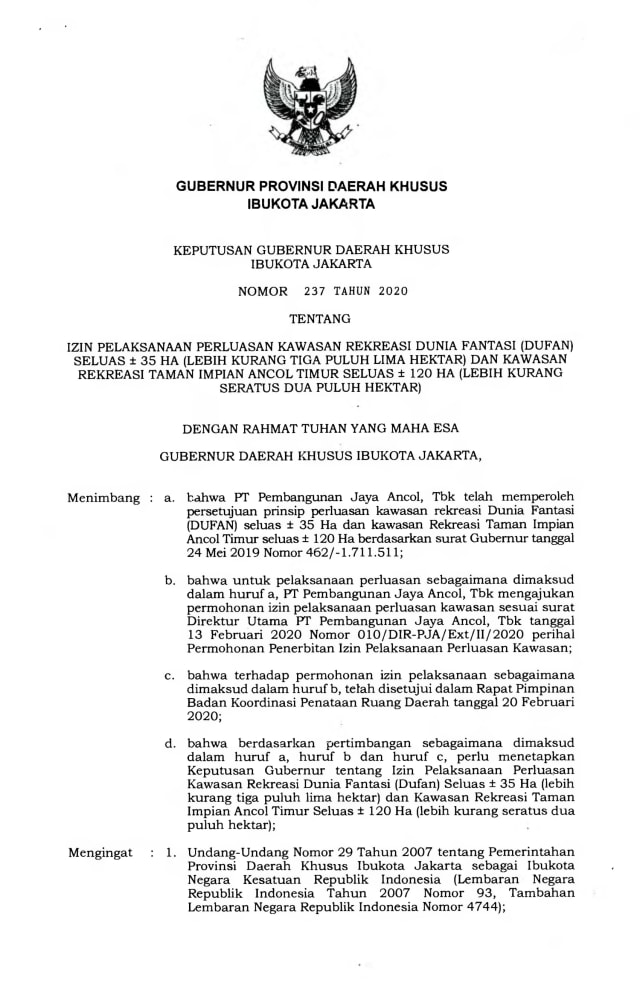 Anies Jelaskan Alasan Terbitkan Kepgub untuk Reklamasi Ancol (25174)