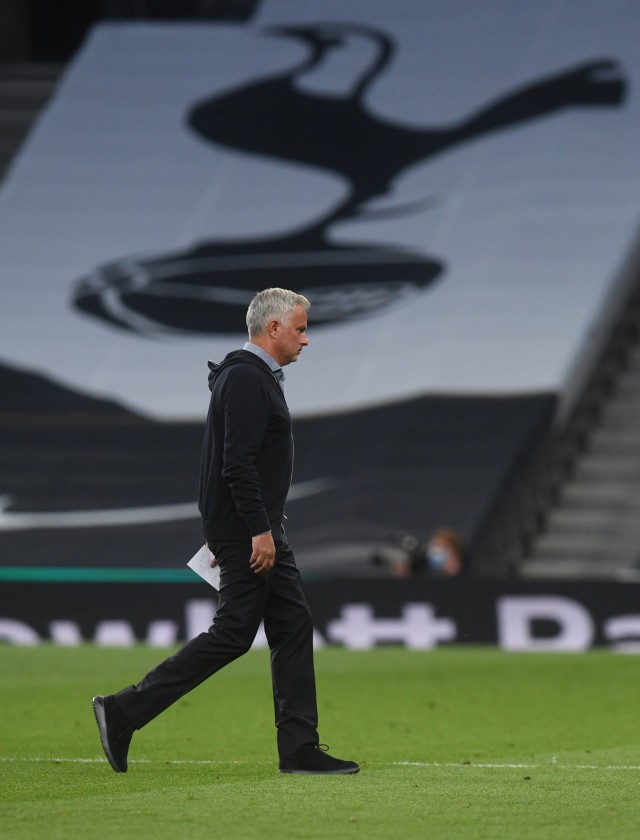 Jose Mourinho, pelatih Tottenham Hotspur. Foto: Neil Hall/Pool via REUTERS