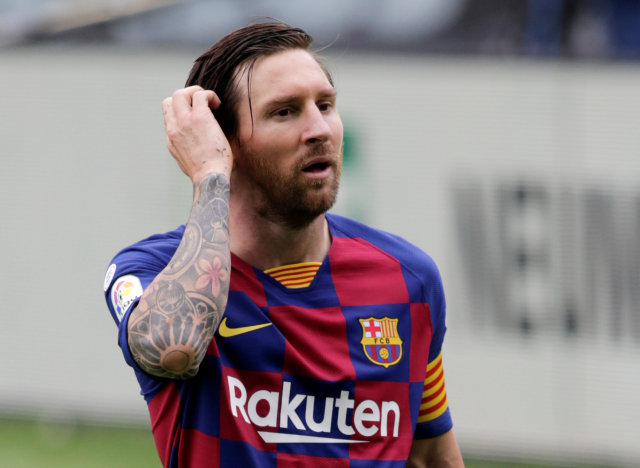 Lionel Messi, pemain Barcelona. Foto: REUTERS/Miguel Vidal