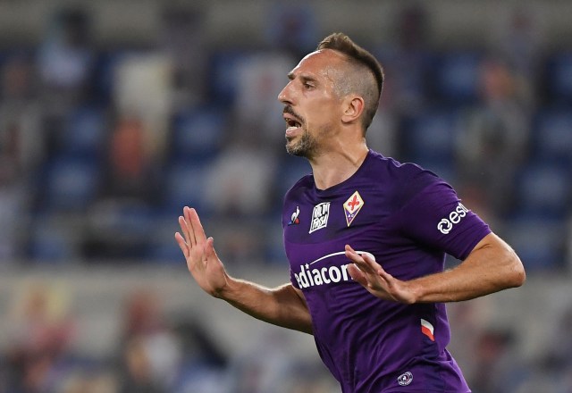 Franck Ribery, pemain Fiorentina. Foto: REUTERS/Alberto Lingria