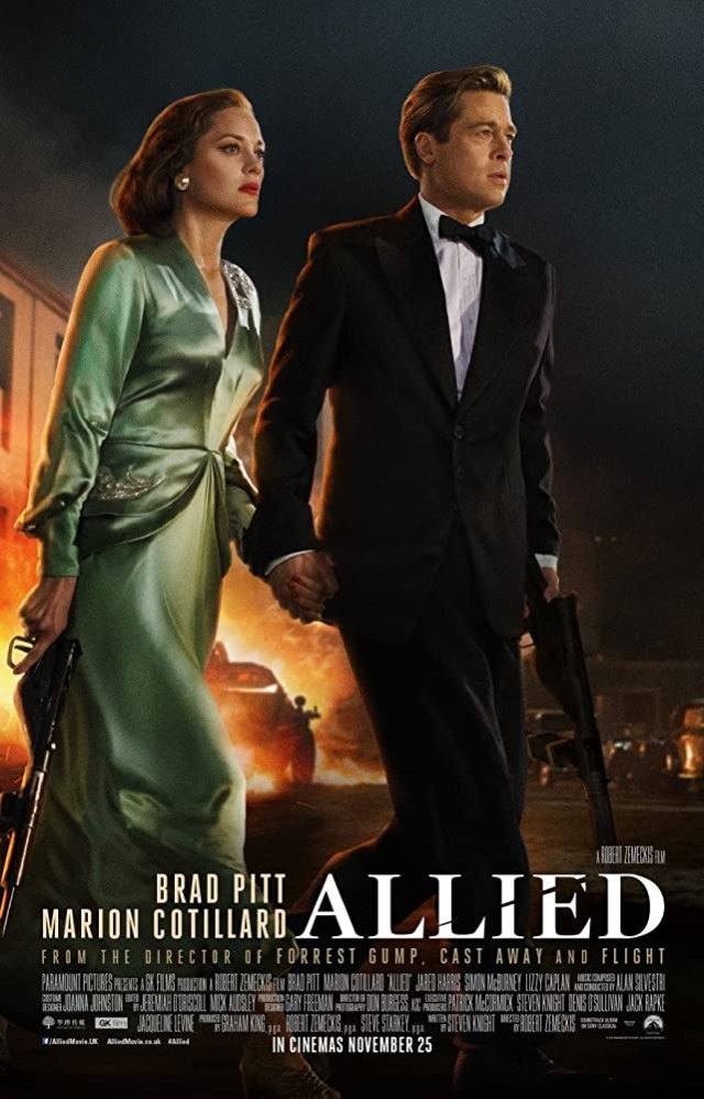 Poster Film Allied. Dok: IMDb /© 2016 Paramount Pictures.