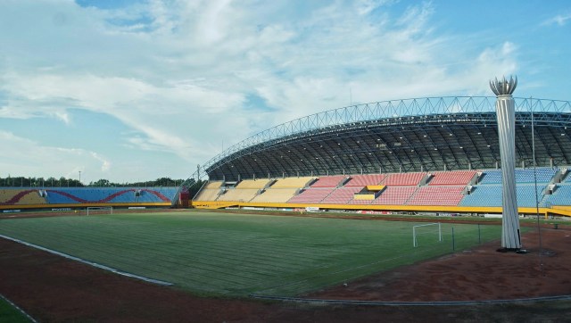 Stadion Gelora Sriwijaya Jakabaring Palembang yang ditunjuk sebagai tempat perhelatan Piala Dunia U-20, Minggu (28/6) Foto: ary priyanto/Urban Id