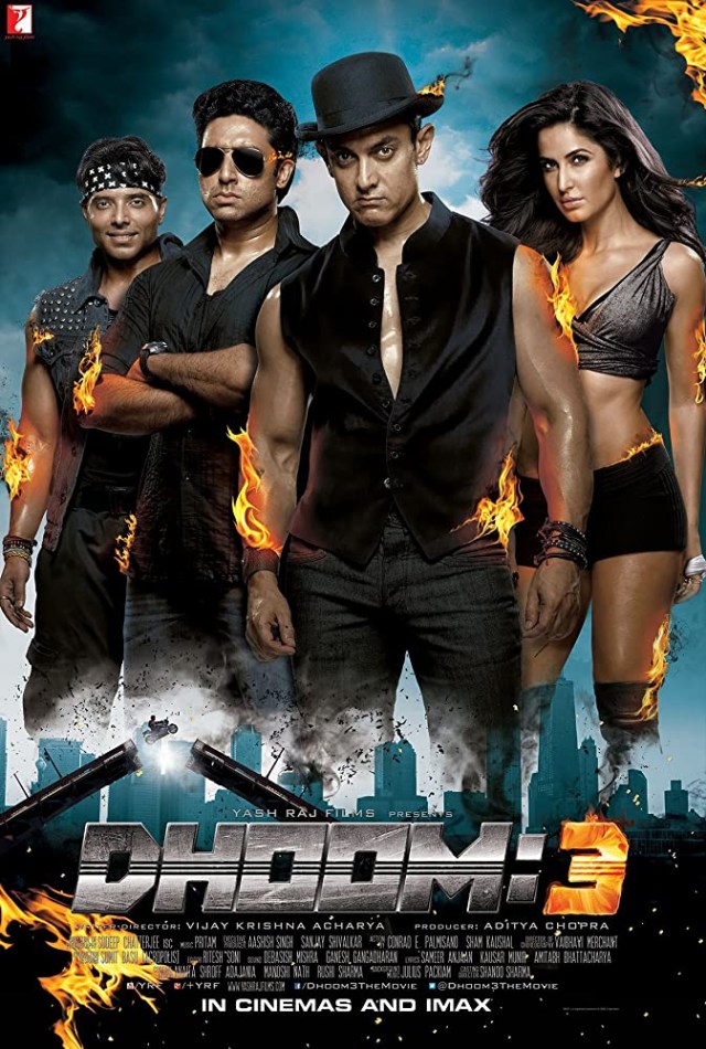 Poster film Dhoom 3. Dok: IMDb