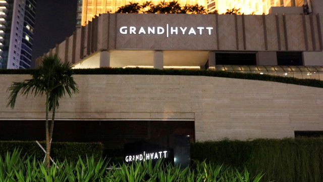 Hotel Grand Hyatt di Jakarta. Foto: Willy Kurniawan/REUTERS