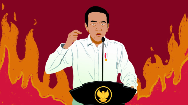Ilustrasi Jokowi Foto: Dok: Maulana Saputra/kumparan.