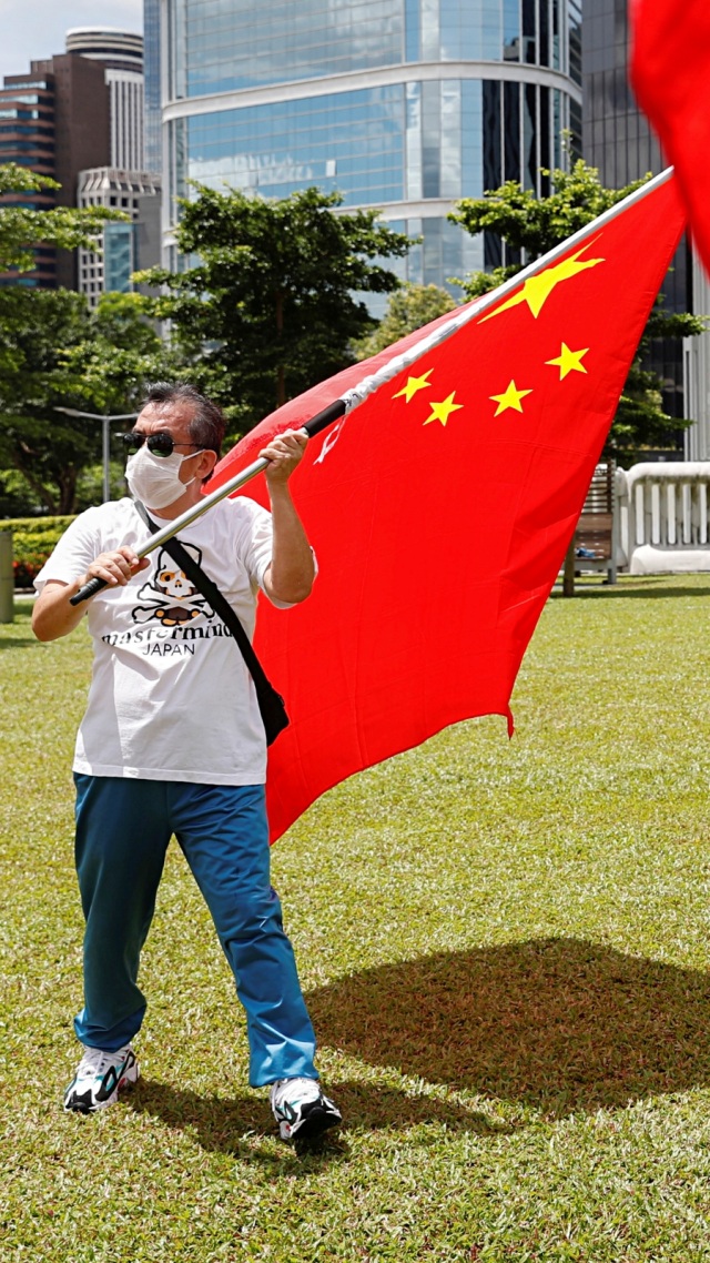 PTR - Perayaan Pendukung Pro-China di Hong Kong