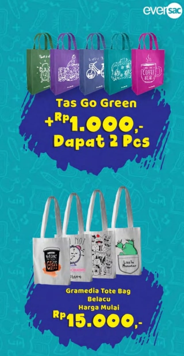 Tote bag online gramedia