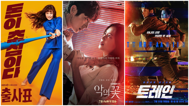 Drama Korea bulan Juli 2020 Foto: FB KBS Drama, tvN Drama, OCN