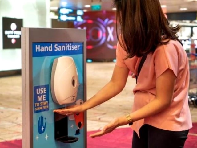 Fasilitas contactless di Bandara Changi