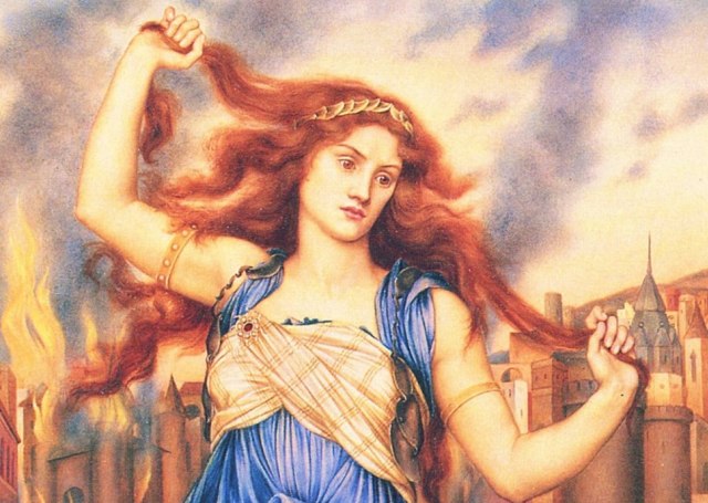 Lukisan Cassandra oleh Evelyn De Morgan.