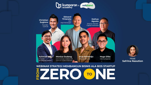 Pendaftaran Webinar 'From Zero to One' Dibuka, Belajar Bisnis dari Bos Startup (330057)