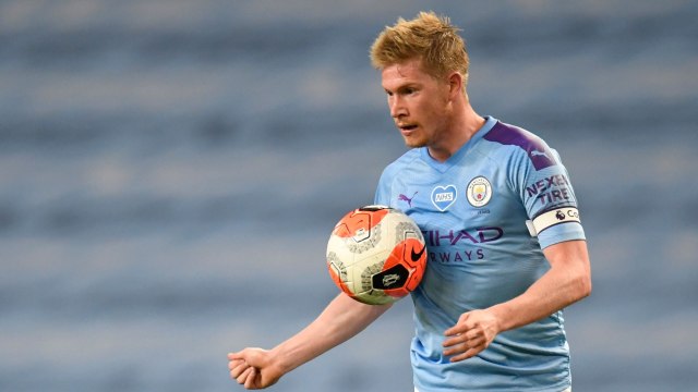Kevin De Bruyne, pemain Manchester City. Foto: Peter Powell/Pool via REUTERS
