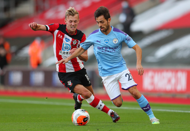 Manchester City vs Southampton. Foto: Will Oliver/Reuters