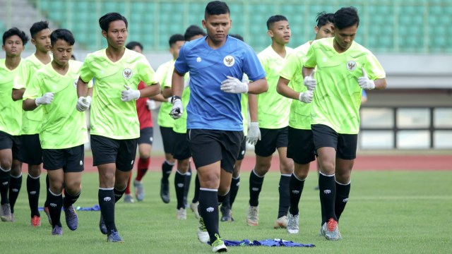 Training center Timnas Indonesia U-16 di Stadion Patriot, Bekasi. Foto: PSSI