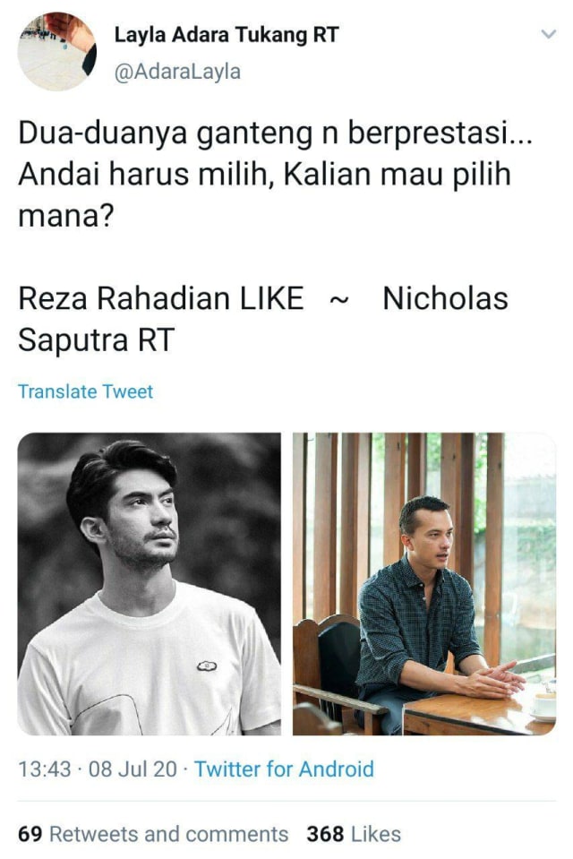 Reza Rahadian Trending di Twitter, Ada Apa? (299914)