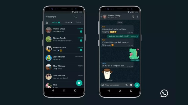 Cara Mengaktifkan Dark Mode WhatsApp di Android, iPhone dan Desktop Foto: WhatsApp