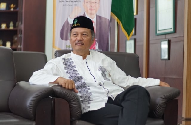 Rektor UIN Maulana Malik Ibrahim Malang, Prof Dr Abdul Aziz. Foto: Dani Kristian.
