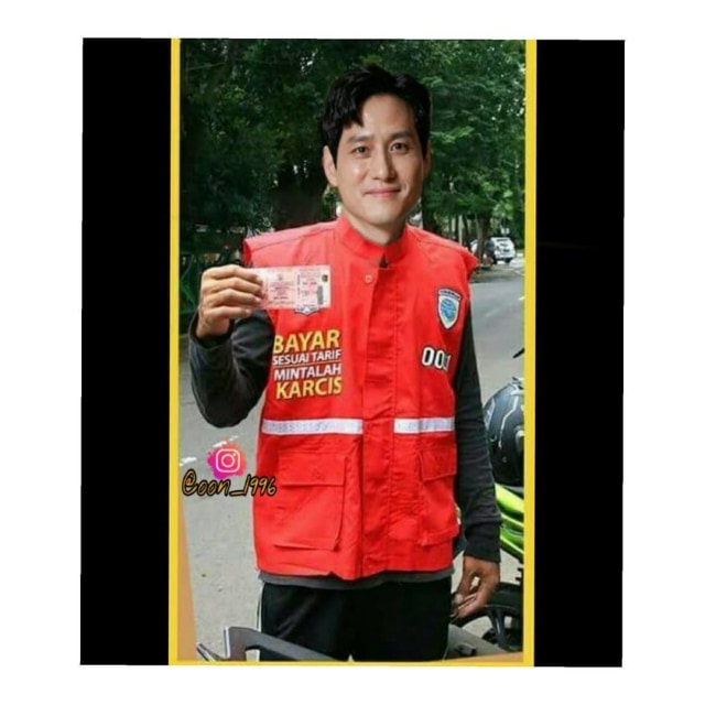 Melihat Para Aktor Korea Saat Wajahnya Diedit Jadi Driver Ojol (392905)