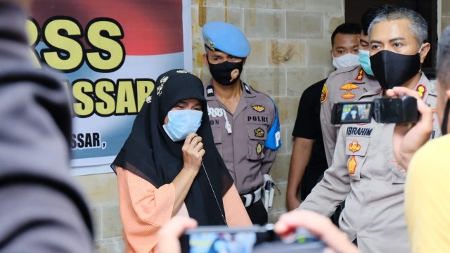 Wanita di Makassar yang banting Al-Quran di minta maaf. Foto: Dok, Istimewa