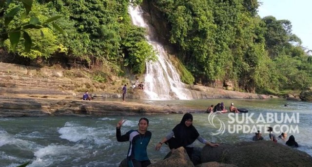 Curug Cikukulu di Kampung Ciguha, Desa Ciracap, Kecamatan Ciracap, Kabupaten Sukabumi. | Sumber Foto:Ragil Gilang