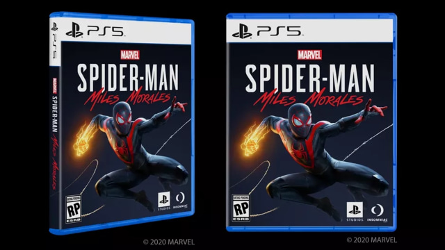 Tampilan boks game PlayStation 5 Spider-Man: Miles Morales. Foto: PlayStation