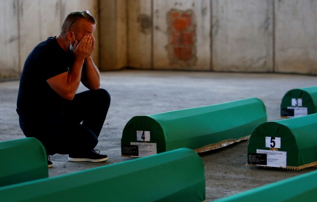 korban Genosida Srebrenica. Foto: Dado Ruvic/REUTERS