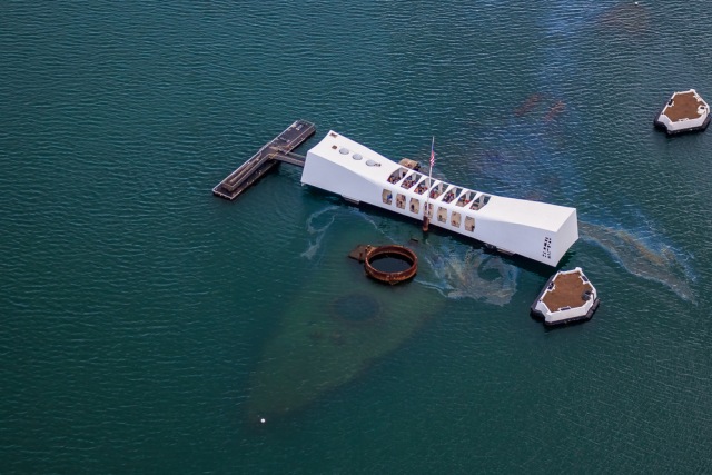 Monumen Peringatan Pearl Harbor di Hawaii Foto: Shutter Stock