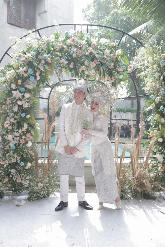 Prosesi Pernikahan Dinda Hauw dan Rey Mbayang, Jakarta, Jumat (10/7). Foto:  Dok. Management Dinda Hauw