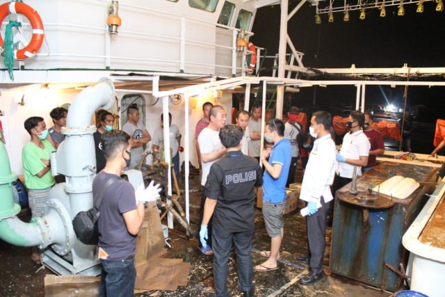 Aniaya ABK, Satgas TPPO Tangkap Mandor Kapal Ikan China Lu Huang Yuan Yu 118. Foto: Dok. bareskrim