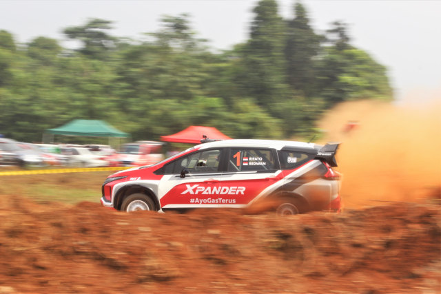 Latihan perdana Mitsubishi Xpander AP4. Foto: Muhammad Ikbal/kumparan