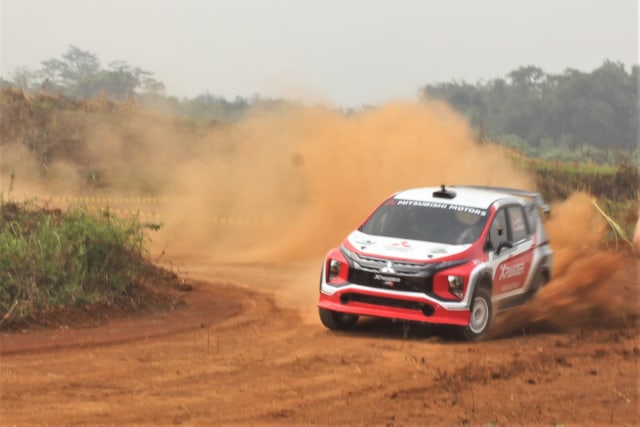 Latihan perdana Mitsubishi Xpander AP4. Foto: Muhammad Ikbal/kumparan