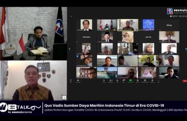 BRORIVAI Center (BRC) menggelar diskusi webinar "BRC WebTalk Series" yang mengusung tema "Quo Vadis Sumber Daya Maritim Indonesia di Era COVID-19" (Foto BRC Ist.)