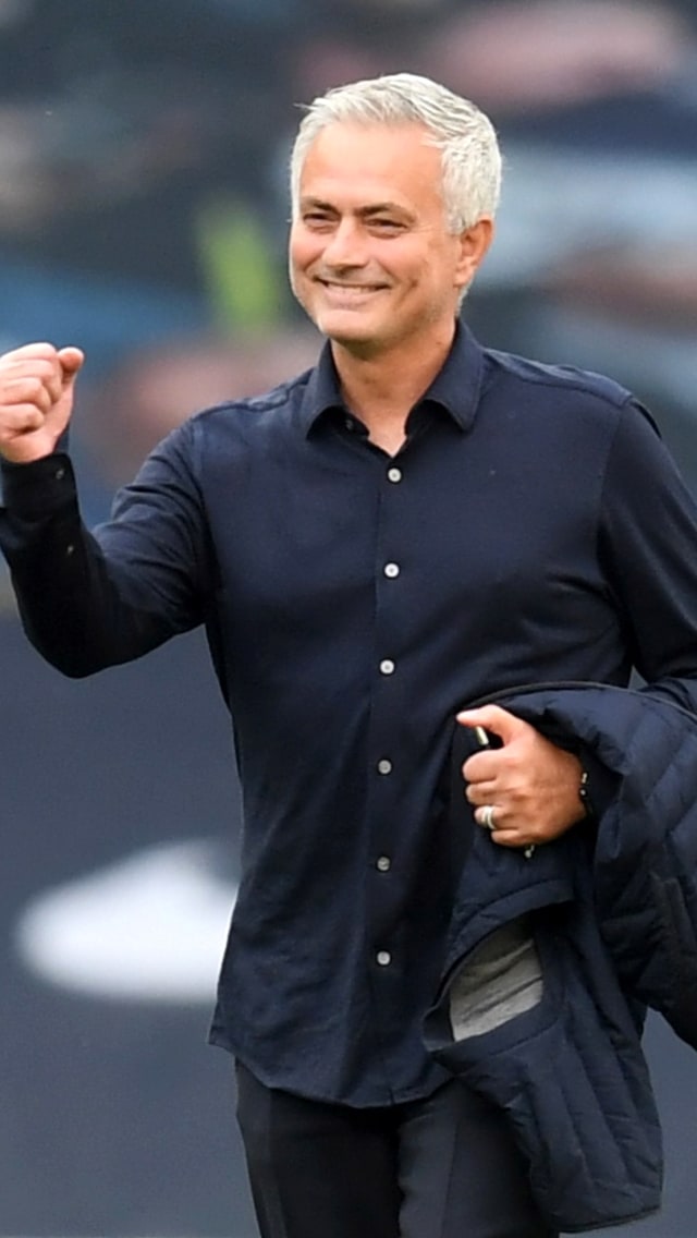 Manajer Tottenham Hotspur Jose Mourinho, saat laga Tottenham Hotspur vs Arsenal di Stadion Tottenham Hotspur, London, Inggris. Foto: Tim Goode/Pool via REUTERS