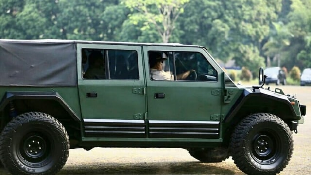 Foto: Rantis Maung yang Dikendarai Menhan Prabowo Siap Mendunia (57490)