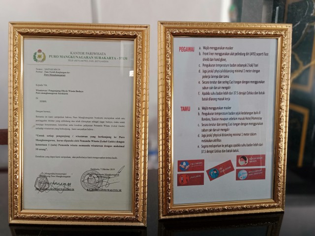 Pura Mangkunegaran Dibuka, Mahasiswi Asal UNY Kedapatan Miliki Suhu 37,5 Derajat (52775)