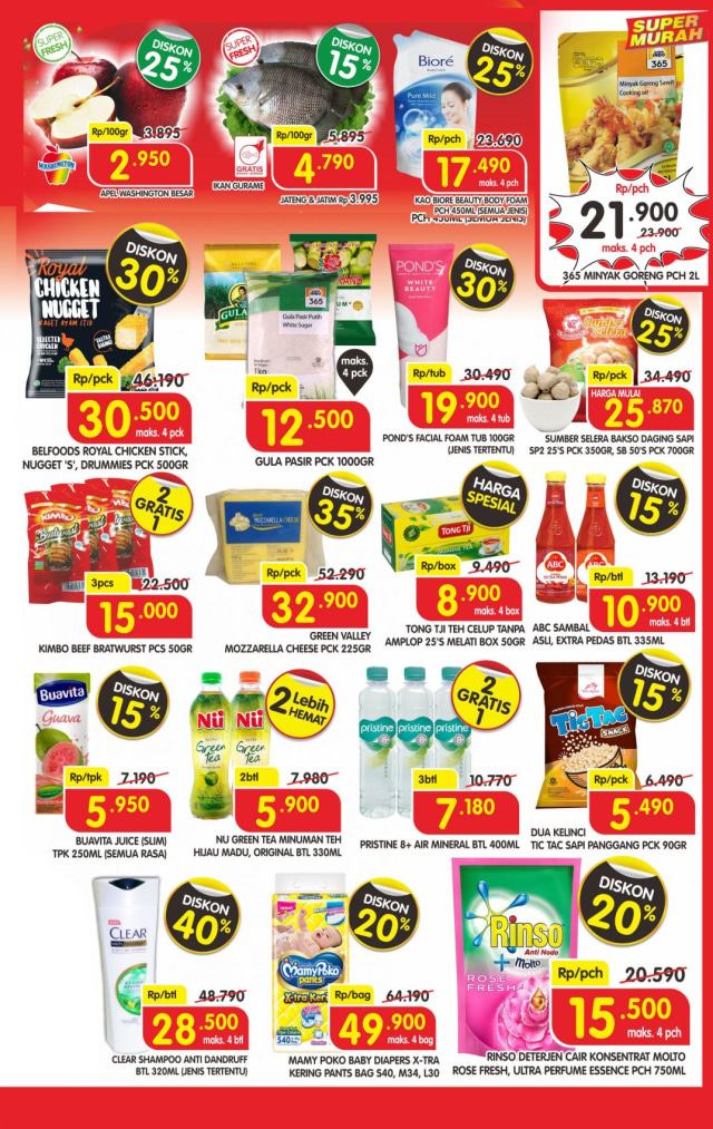 Katalog Promo Superindo Awal Pekan, Berlaku 4 Hari Mulai 13-16 Juli 2020 (33702)