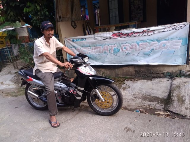 Cerita Pensiunan Bank Sukses Bangun Bengkel Spesialis Suzuki Satria 2-Tak (736953)