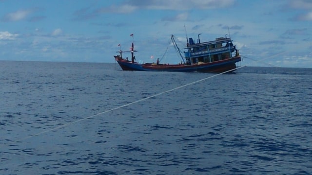 Kapal Cantrang di Natuna. Foto: Dok: Istimewa