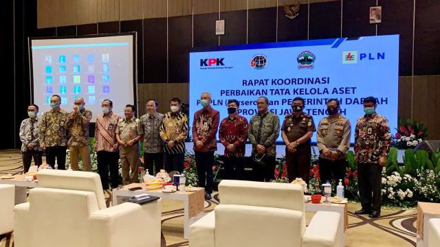 KPK Rapat Koordinasi dengan Pemprov Jawa Tengah dan jajaran. Foto: KPK
