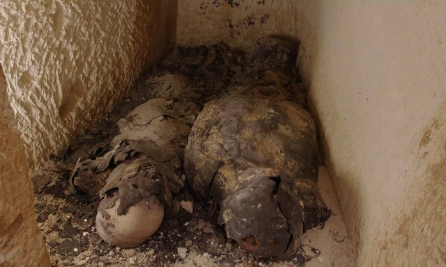 Makam mumi di Mesir yang diduga milik Cleopatra  Foto: Arrow Media