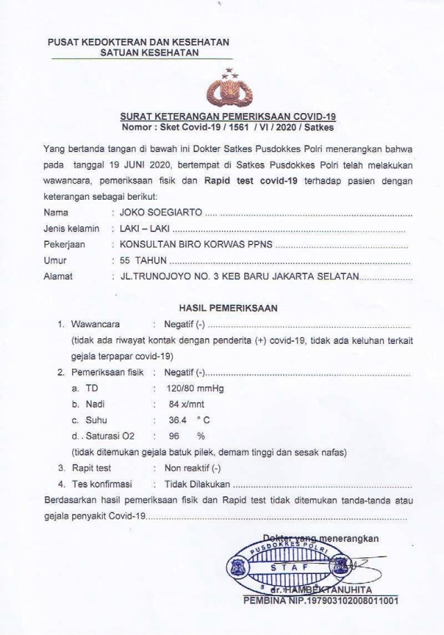 Babak Baru Djoko Tjandra yang Kini Berakhir di Bui (1081571)