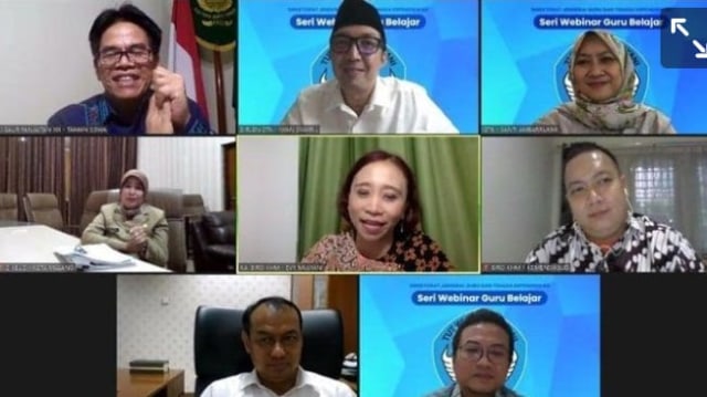 Bincang Sore melalui video virtual oleh Kemendikbud di Jakarta, pada Senin (13/07/2020) - IST