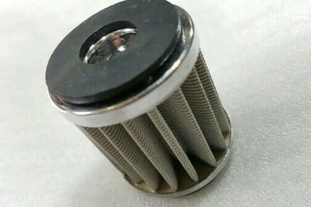 Filter oli motor berbahan kawat . Foto: dok. Istimewa