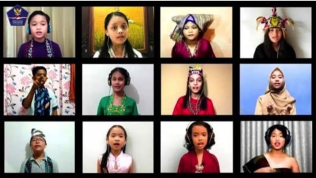Hari Anak Nasional 23 Juli 2020 diperingati secara online. Foto: Kementerian Pemberdayaan Perempuan dan Perlindungan Anak Republik Indonesia