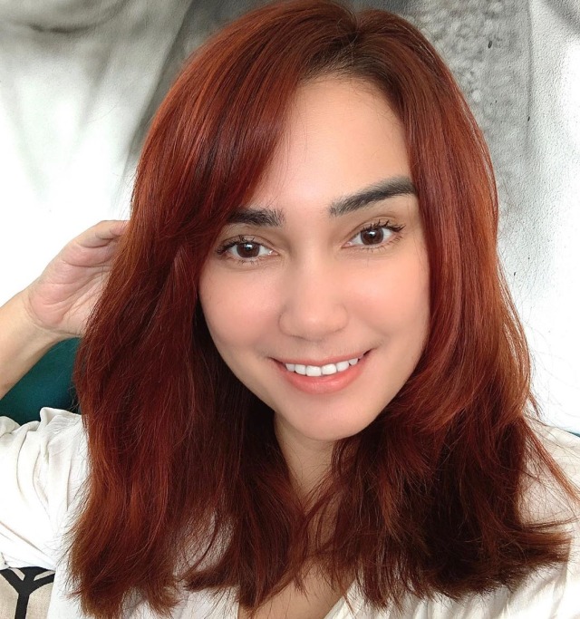 Gaya rambut Feby Febiola Foto: Instagram Feby Febiola