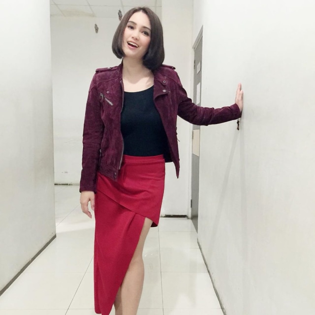 Gaya rambut Feby Febiola Foto: Instagram Feby Febiola